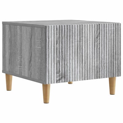 vidaXL - Salontafel - met - lade - Grijs - sonoma - 49 - x - 50 - x - 40 - cm - Bewerkt - hout