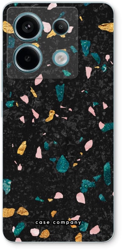 Case Company® - Hoesje geschikt voor Xiaomi Poco X6 hoesje - Terrazzo N°10 - Soft Cover Telefoonhoesje - Bescherming aan alle Kanten en Schermrand