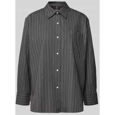 Regular fit overhemdblouse van puur katoen