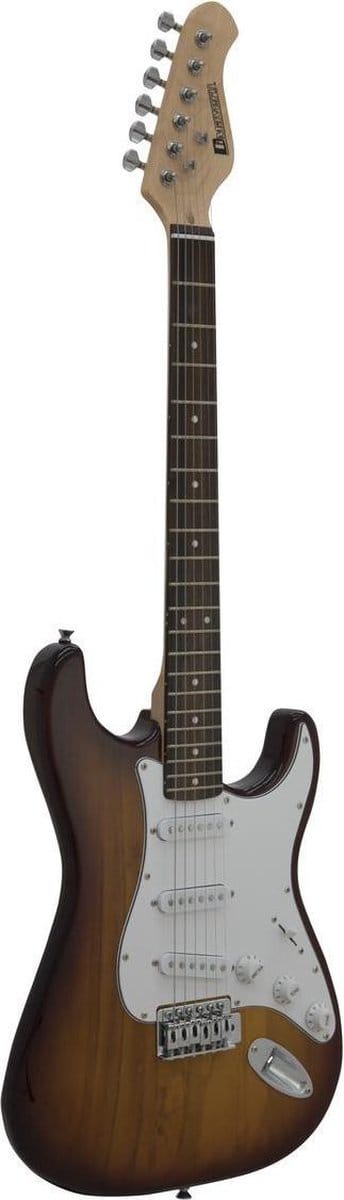 Dimavery - Gitaar - Volwassenen - Elektrische Gitaar - ST-203 sunburst