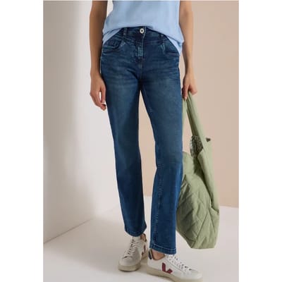 Bootcut-jeans met High Waist in Slim Fit