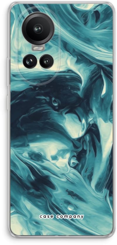 Case Company® - Hoesje geschikt voor Oppo Reno 10 Pro hoesje - Dreaming About Whales - Soft Cover Telefoonhoesje - Bescherming aan alle Kanten en Schermrand