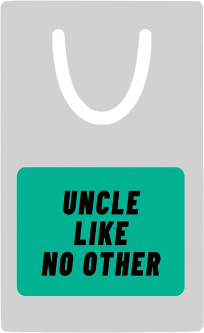 Hacebo® - uncle like no other metalen boekenlegger - Oom - geweldige oom - niemand anders - verjaardag - cadeau - kado - bedankje - geschenk Bladwijzer boekenleggers - 7.6 cm x 5cm