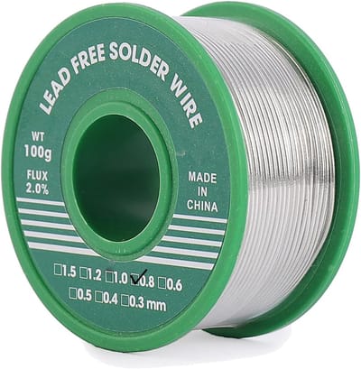 Loodvrije Soldeertin Draad (0,8mm, 100g) met Fluxkern voor Elektronica