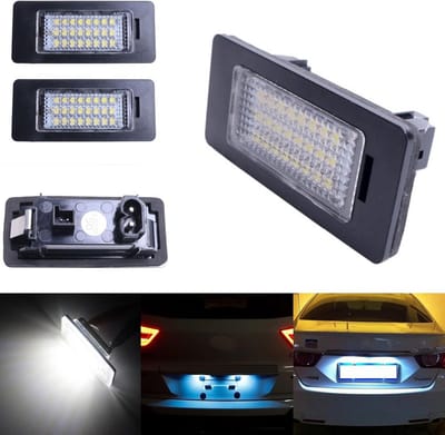 Kentekenplaatverlichting LED - Nummerplaatlampen - Auto Verlichting - Waterdicht Ontwerp - 2 Stuks - Wit