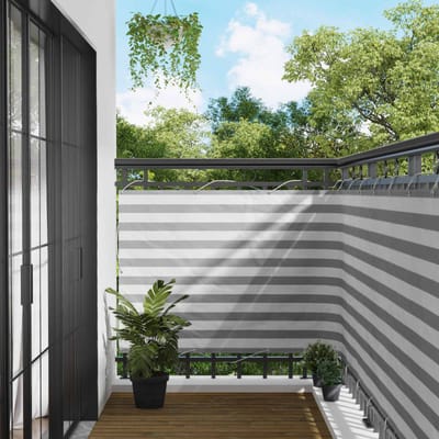 vidaXL Balkon Scherm 110 x 600 cm Oxford Stof Rechthoekig