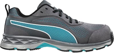 PUMA Fuse Knit Blue WNS Low 643900826000038 Lage veiligheidsschoenen ESD S1P Schoenmaat (EU): 38 Grijs, Turquoise 1 paar