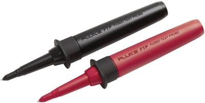 Fluke FTP-1 Veiligheids-testpuntenset Steekaansluiting 4 mm CAT III 1000 V, CAT IV 600 V Zwart, Rood 1 stuk(s)