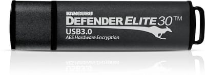 Kanguru - Defender Elite30 – 16 GB - Hardware Encrypted USB-Stick – USB 3.0 – FIPS 140-2 Level 3 – Fysieke Schrijfbeveilingsschakelaar - Zwart