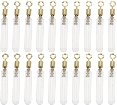 Dailygoods - Siliconen Float Waggler Adapters - Perfect voor Karpervissen - 50 stuks - Wit - Anti-wirwar ontwerp - Duurzaam en betrouwbaar - Geschikt...