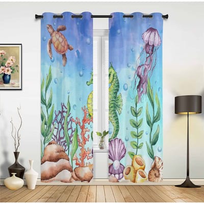Mode Meisje Raamgordijnen Voor Woonkamer Slaapkamer Luxe Modern Keukengordijnen Stof Draperieën 135W x 60H(cm) x1