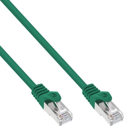 InLine® Patchkabel, SF/UTP, Cat.5e, groen, 10m