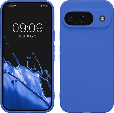 kwmobile telefoonhoesje geschikt voor Google Pixel 9 - Hoesje voor smartphone - Precisie camera uitsnede - In Baltisch blauw