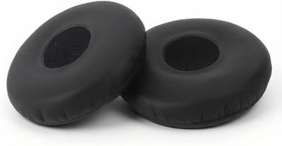 Vervangende Oorkussens voor Hoofdtelefoons, Zacht Eiwitleer en Geluidsisolatie, Comfortabel Memory Foam voor Langdurig Gebruik (Zwart)