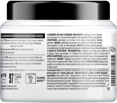 Gliss Haarmasker Total Repair Intense-Repair - 400 ml