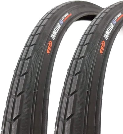 2 Stuks Fietsbanden 26 x 1 3/8 (37-590) All Season voor Stadsfiets en Trekkingfiets