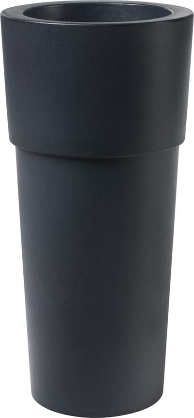 Elezza Bloempot Aquila Tondo Ø39 x H80 cm - Antraciet