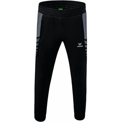 Erima Six Wings Worker Broek Kinderen - Slate Grey / Zwart | Maat: 128