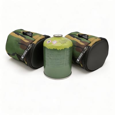 Gas canister pouch large - Kookaccessoires - Sight Tackle - Beschermhoes - Exclusief Gasbus - DPM Camo - Neoprene Gas Canister Holder - Vistas - Per 2 stuks geleverd
