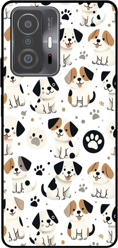 Smartphonica Telefoonhoesje Geschikt voor Xiaomi 11T / 11T Pro met honden opdruk - TPU backcover case dog design geschikt voor Xiaomi 11T;Xiaomi 11T Pro