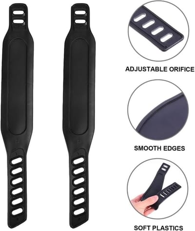 Thijox - Universele Pedaalriem voor Hometrainer - Verstelbare en Duurzame Pedaalriem voor Stationaire Fietsen - Antislip en Compact voor Thuis Fitness