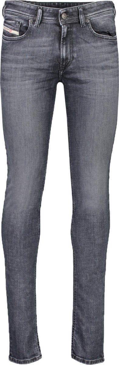 Diesel Jeans Zwart Getailleerd - Maat W36 X L32 - Mannen - Lente/Zomer Collectie - Katoen