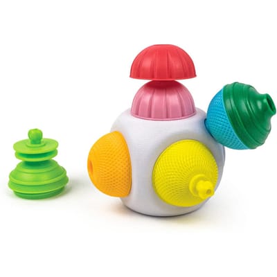 Lalaboom - Constructiespeelgoed - Mini kubus met educatieve kralen