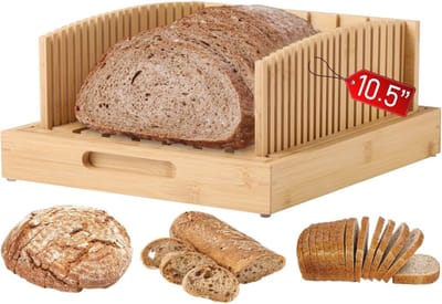 Verstelbare Broodsnijmachine voor Ambachtelijk Brood - Perfect voor Zelfgebakken Broden