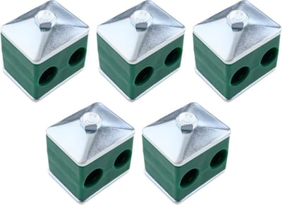 Allecta - Hydraulische Pijpklemmen, Plastic Slang Clips, Set van 5, 12 mm Diameter