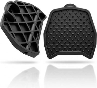 Pedalenplaten 2 stuks - Adapter klikpedaal - Fietsen ombouwen - Technische kunststof - 46 gram per stuk - Zwart