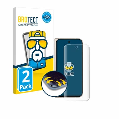 BROTECT - Screenprotector voor Google Pixel 9 Pro Fold - Folie Beschermfolie transparant volledig dekking - 2 Stuks