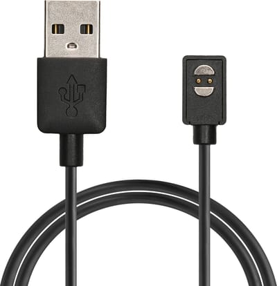 kwmobile USB-oplaadkabel geschikt voor Suunto Wing kabel - Laadkabel voor smartwatch - in zwart
