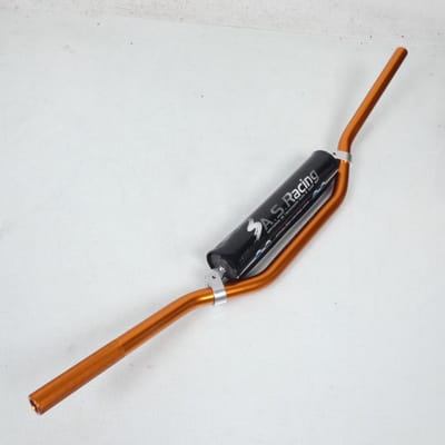 Guidon Ø22mm Orange universel 3AS Racing pour moto KTM 85 SX GUI3AS685-002 Neuf
