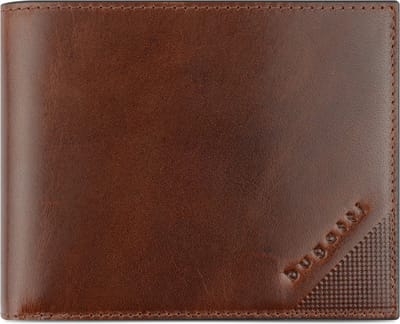 Bugatti Nobile Portemonnee RFID-bescherming Leer 12 cm - Jongens - Staand formaat - cognac