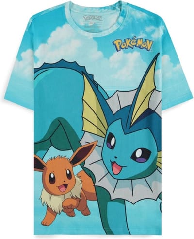 Pokémon Eveelutions T-shirt meerkleurig M Katoen - Fan merch, Gaming