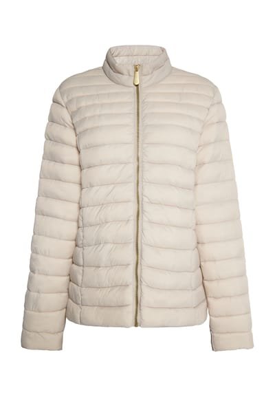 Faina licht gewatteerd jack Dames lichtbeige