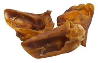 Klassieke hondensnack varkensoorschelpen - 1kg