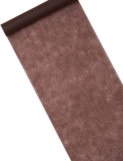HOBI - Tafelloper Non-woven Bruin 29 cm x 10 m, Feestelijke Decoratie