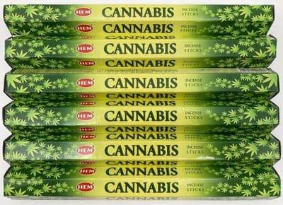 Groot Verpakking Wierook - Geurstokjes - Hem Cannabis - 120 Stuks