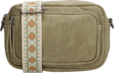 Beagles Malaga Crossbody Schoudertas met Trendy Schouderband - Handig Formaat - Ritsvakken - Lichtgroen