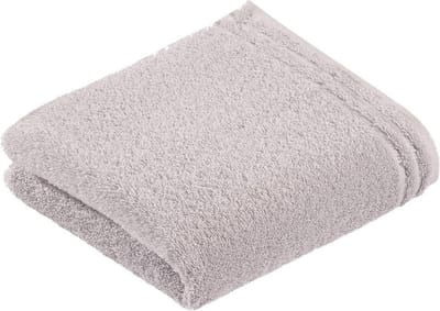 Vossen handdoek Calypso feeling 50x100 light grey