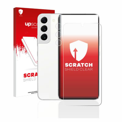 upscreen - Screenprotector voor Samsung Galaxy S22 5G (Voor+Camera) - Folie Beschermfolie transparant