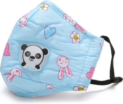 Mondkapje kinderen - Mondkapje Kind - Mondmasker met Filter - Voor kids vanaf 8 jaar - Lichtblauw
