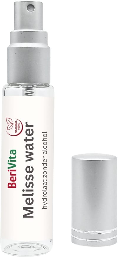 Melisse Water 10ml Spray - Puur - Hydrosol, Hydrolaat van Citroenmelisse - Gezicht en Body Mist - Natuurlijke Toner