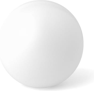 Witte anti stressbal 6 cm