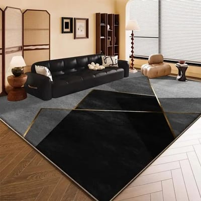 Moderne Geometrische Woonkamertapijt, Eenvoudig Bankkussen, Slaapkamer En Eetkamer Vloermat, Antislip Huisdecoratie 40x60cm 16x24inch