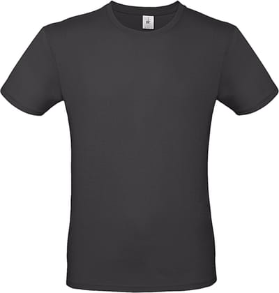 Classic E150 T-shirt B&C Collectie Pure Black Maat M