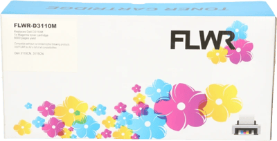 FLWR - Toner / 3110 / Magenta - Geschikt voor Dell