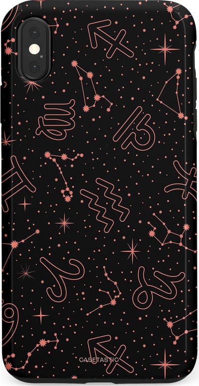 Casetastic Hoesje Geschikt voor Apple iPhone Xs Max - Stijlvolle Beschermende Duo-layer Case - Astropuls