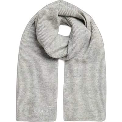 Superdry Soft Rib Sjaal Grijs